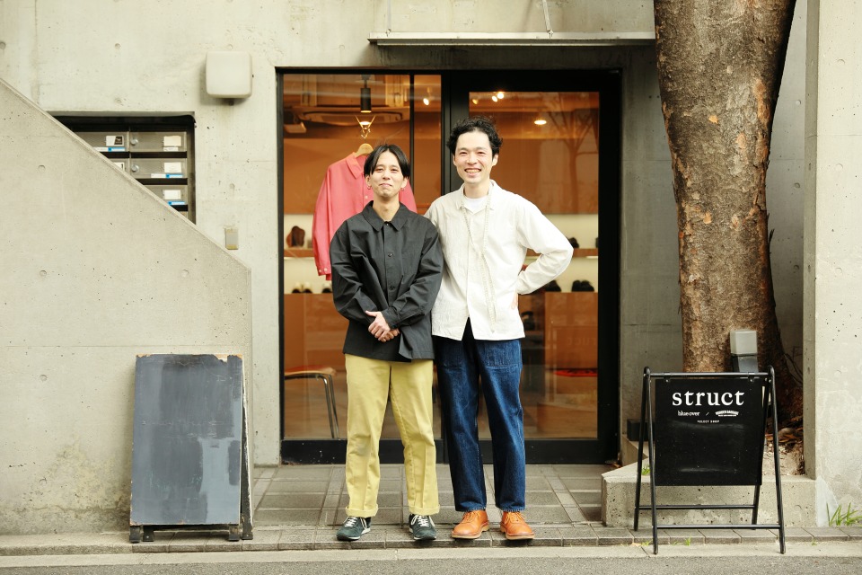 holo shirts.」で普段着のシャツをオーダー。生地やボタンを選んで