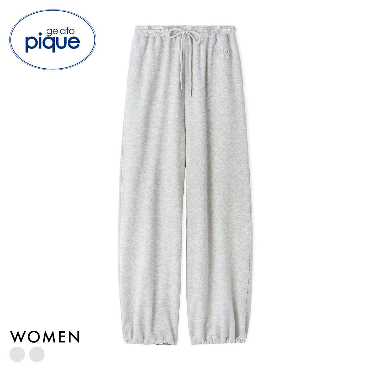 ジェラートピケ レディース 裏毛ロングパンツ ジェラピケ パジャマ