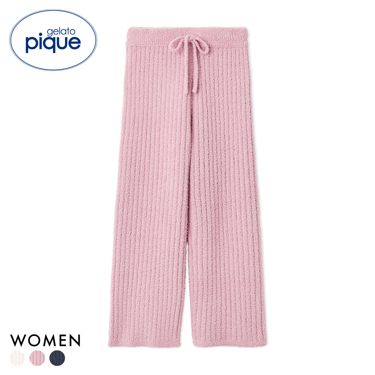 ジェラートピケ レディース パウダーロングパンツ ジェラピケ パジャマ