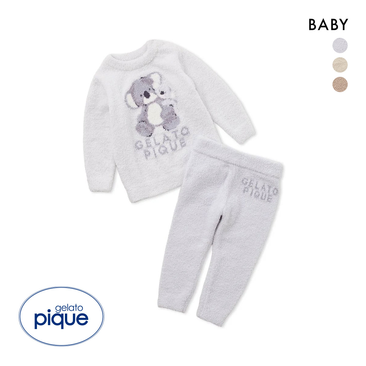 ジェラートピケ キッズアンドベイビー ベビー アニマルプルオーバー
