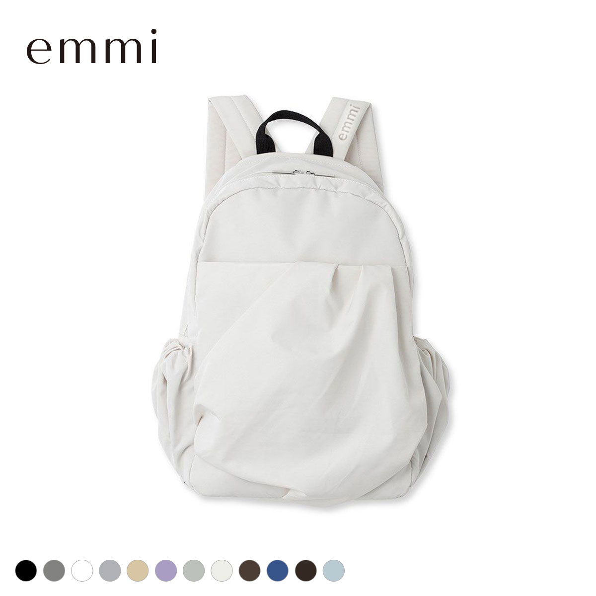 エミ ギャザーボディーバックパック emmi | SHIROHATO(白鳩)
