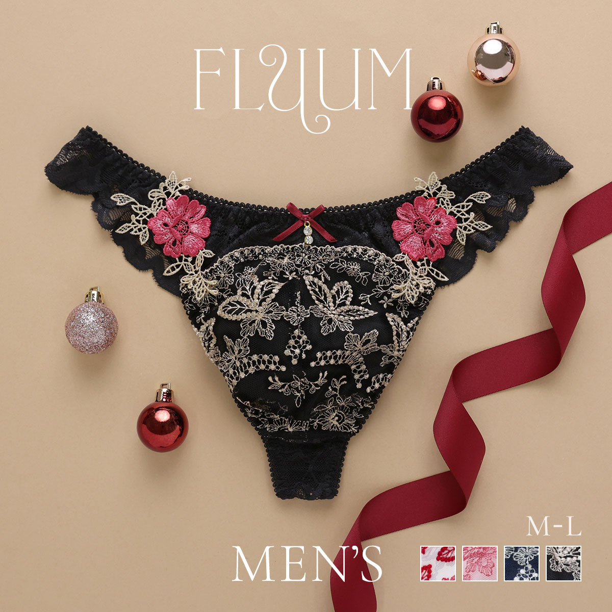 フェミニンメンズTバック M L メンズ 総レース Tバックショーツ レース