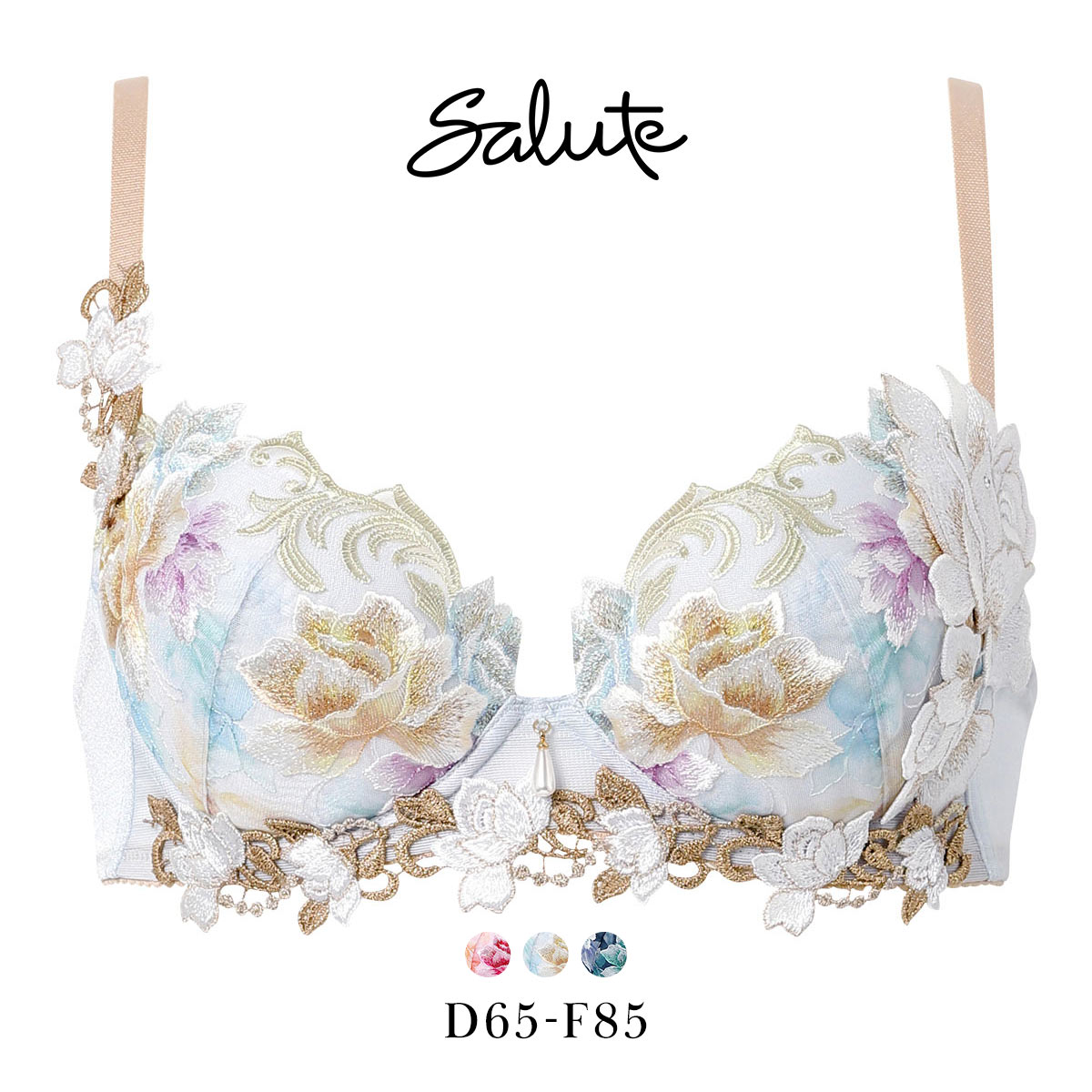 ワコール サルート 26グループ 26G P-UP ブラジャー DEF プッシュ