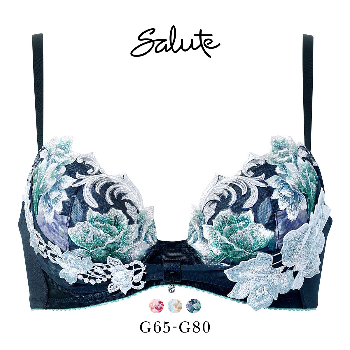 ワコール サルート 26グループ 26G リボンブラ ブラジャー G 谷間