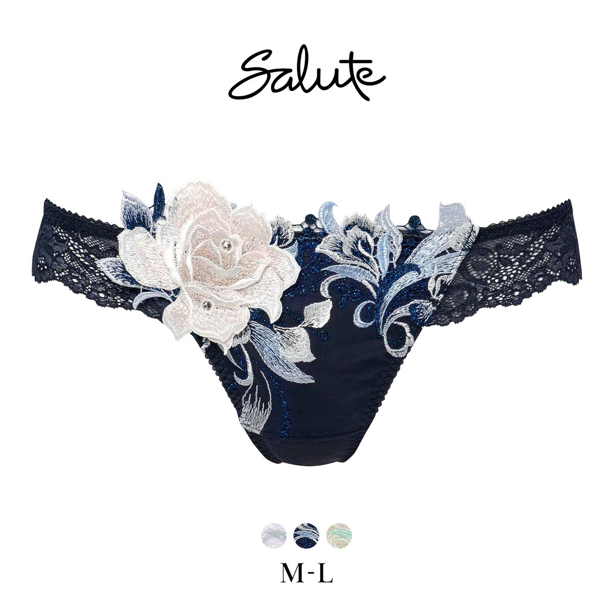 ワコール サルート 22グループ 22G Tバックショーツ ML タンガ ソング