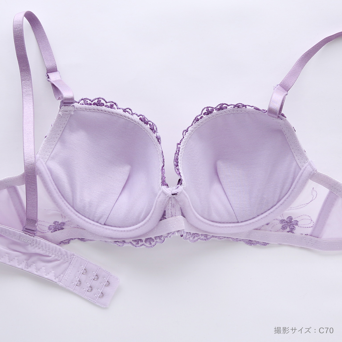 サンエイ フルールプティリボン ブラセット ABCD 脇肉 谷間 盛り はみ