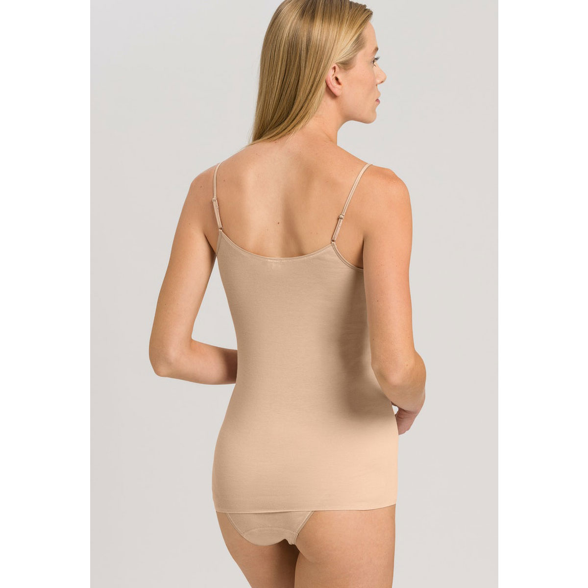 ハンロ コットン シームレス キャミソール HANRO COTTON SEAMLESS U