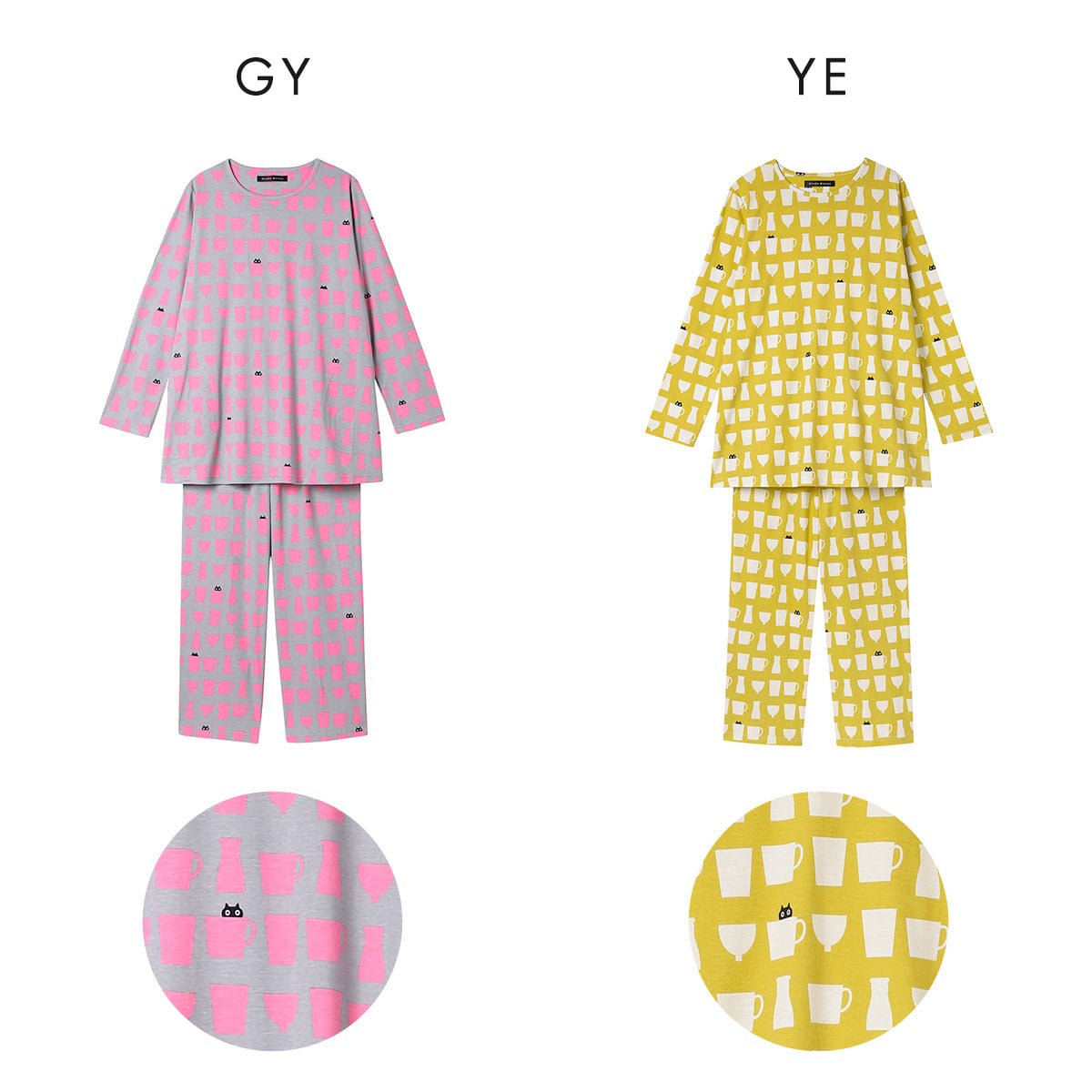 ワコール マタノアツコ ルームウェア 長袖パジャマ 上下セット MEME