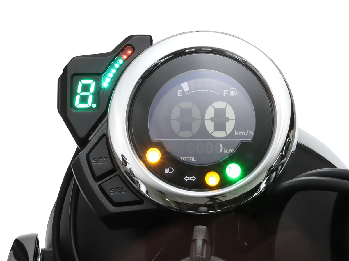 キタコ タコメーター装備のギアポジションインジケーター！ ホンダ125