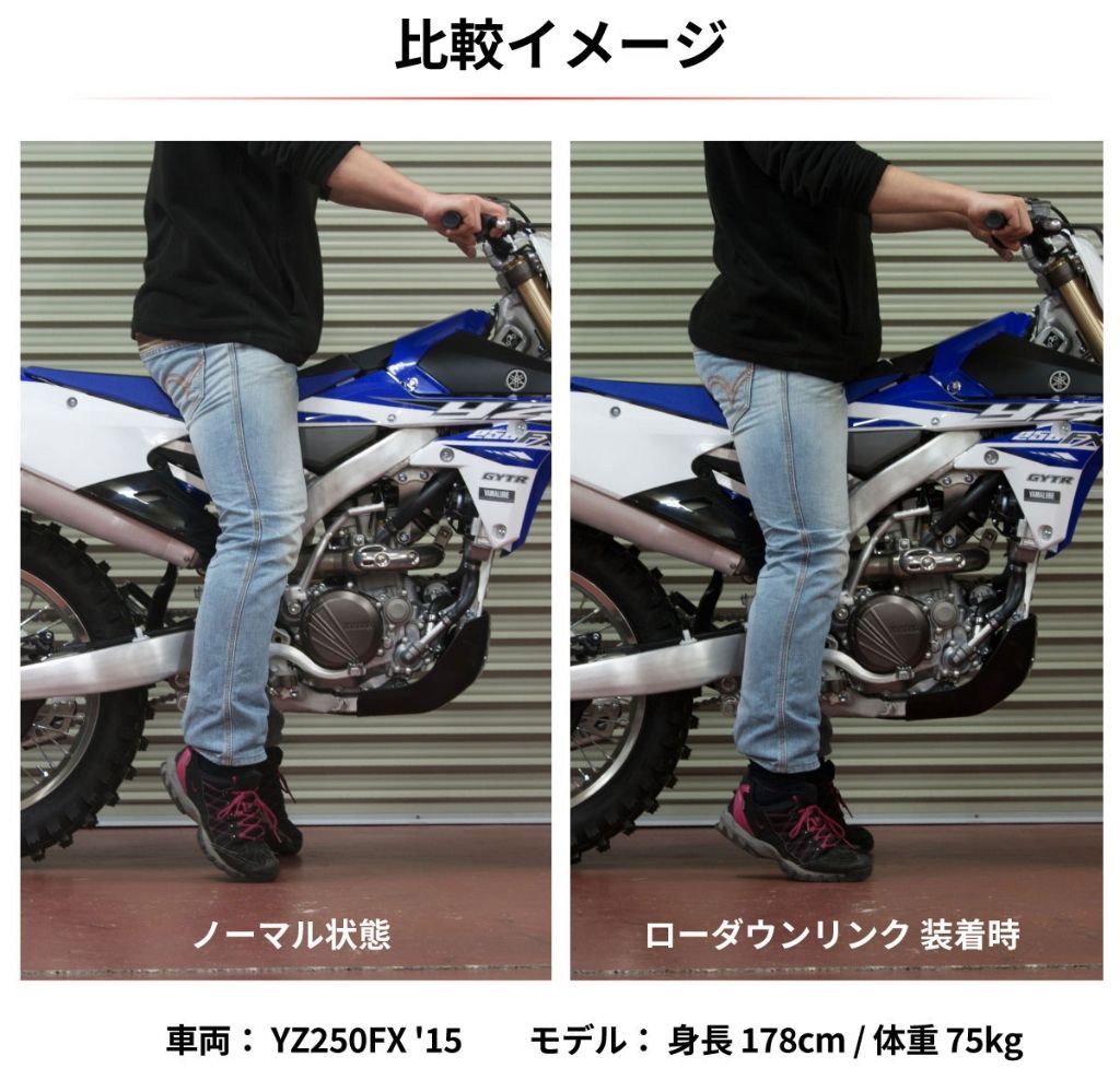 Webike | ZETA ジータ ロワーリングリンクキット WR250R(F4143