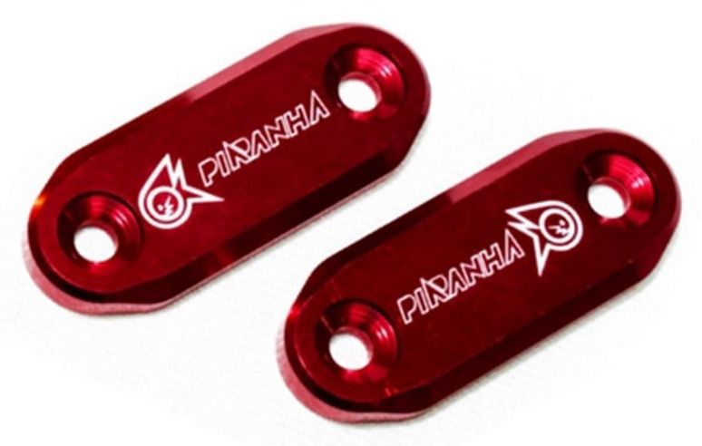 Webike | PIRANHA ピラニア CNC Mirror Hole Cover Plate for NINJA