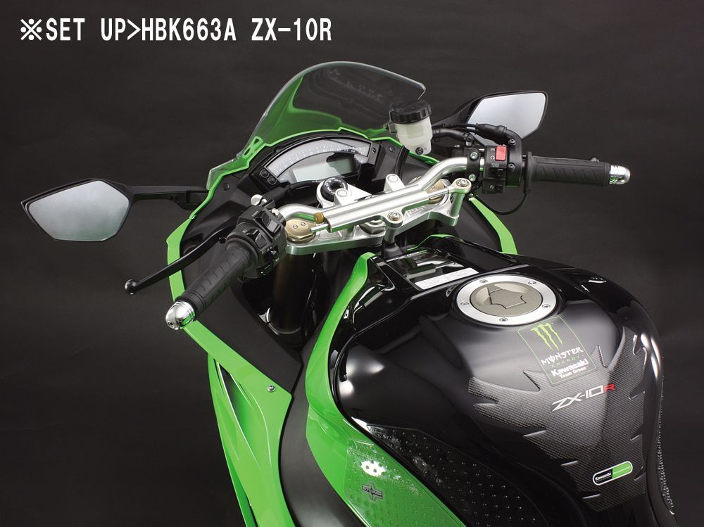 k-y品】KAWASAKI ZX10R用ウインカー内蔵ミラー KAWASAKI ZX10R用