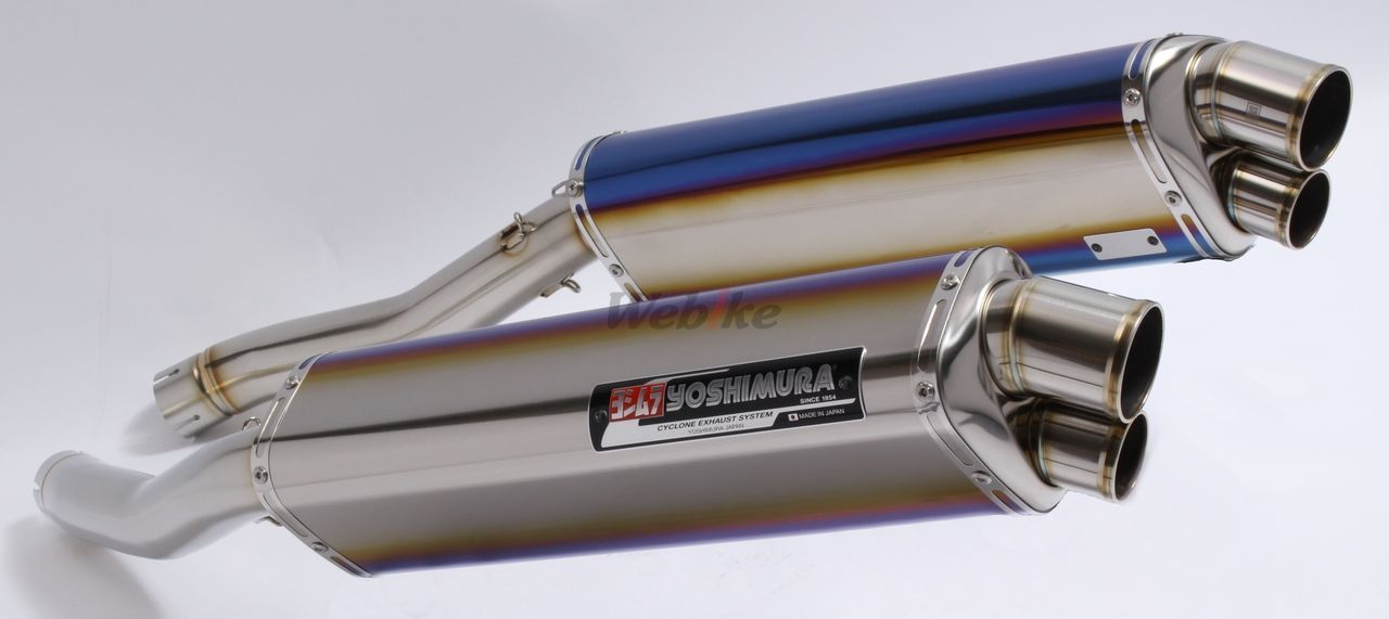 Webike | YOSHIMURA ヨシムラ スリップオン Tri-Ovalサイクロン 2END