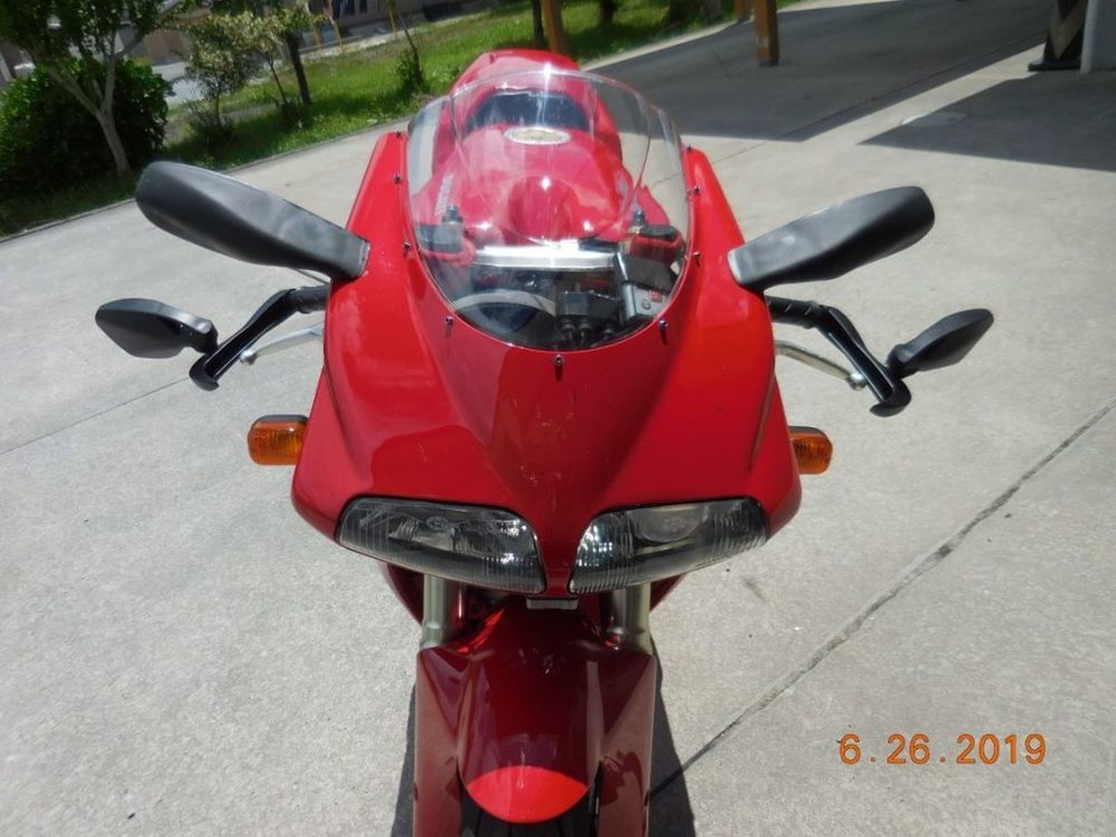 DUCATI 996「レバーガードつきバーエンドミラー」 | ウェビック