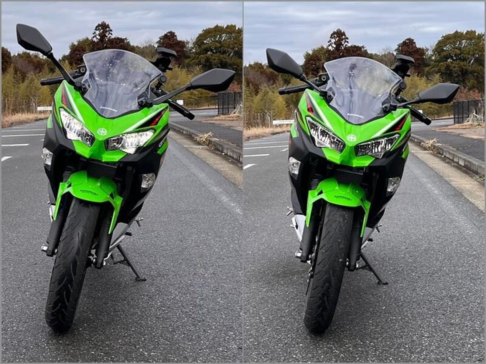 KAWASAKI ニンジャ 400「ショートミラーへ交換」 | ウェビックコミュニティ