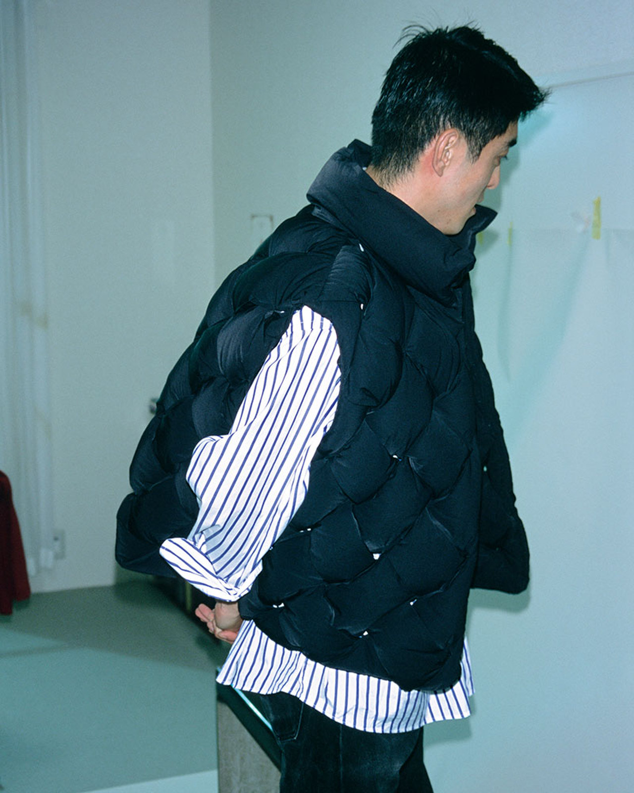 着るイントレチャート！ ボッテガ・ヴェネタの「パファーベスト