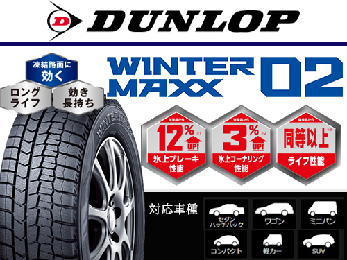 DUNLOP WINTER MAXX WM02 195/65R15 91Q | タイヤの通販 販売と交換