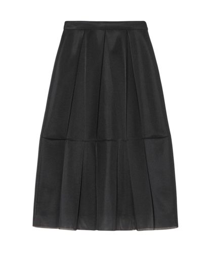 シルエットフラワージャガードタックスカート|ANAYI OFFICIAL ONLINE