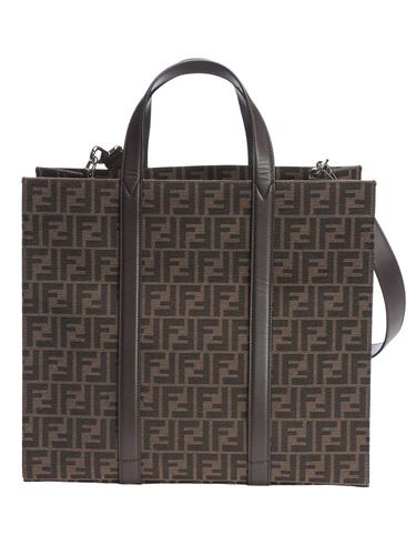 FENDI (フェンディ) ペカンキャンバス クラブ トートバッグ メンズ