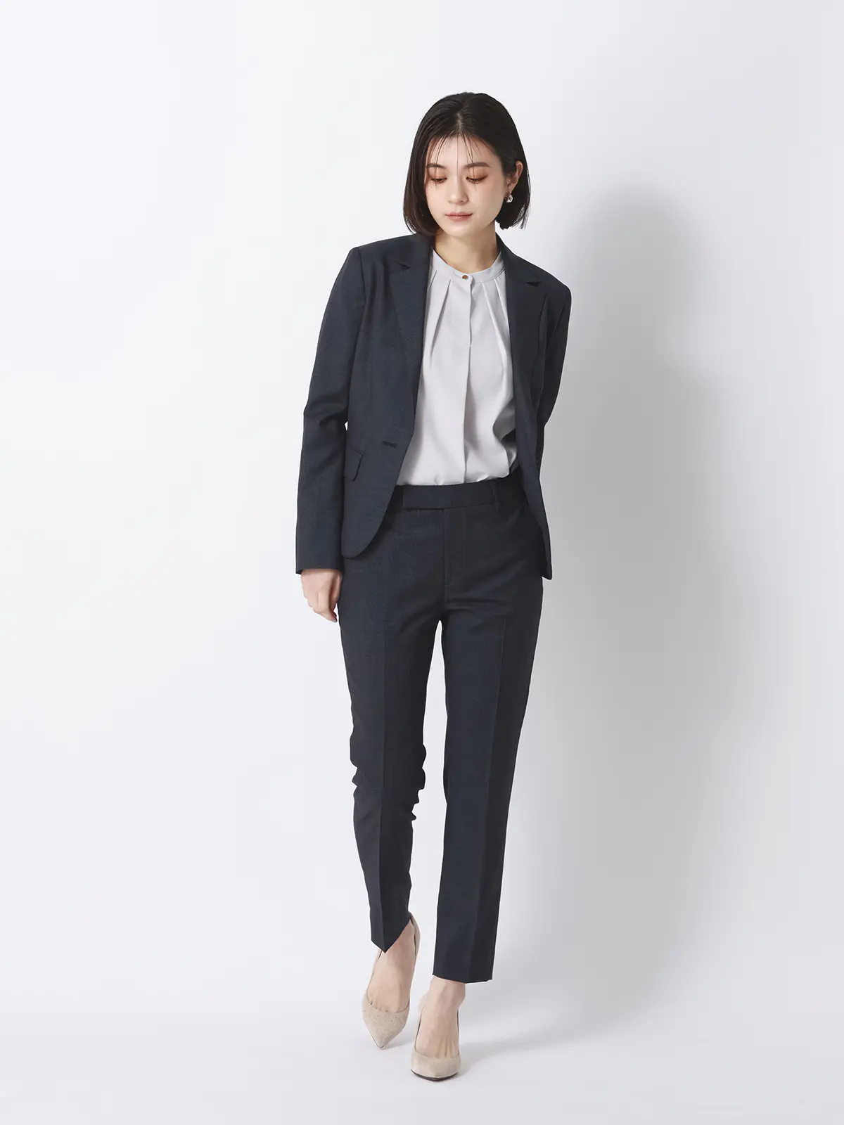 テーパードパンツ／REDA／SUPER110'sウール／ピンドット | SUIT SQUARE