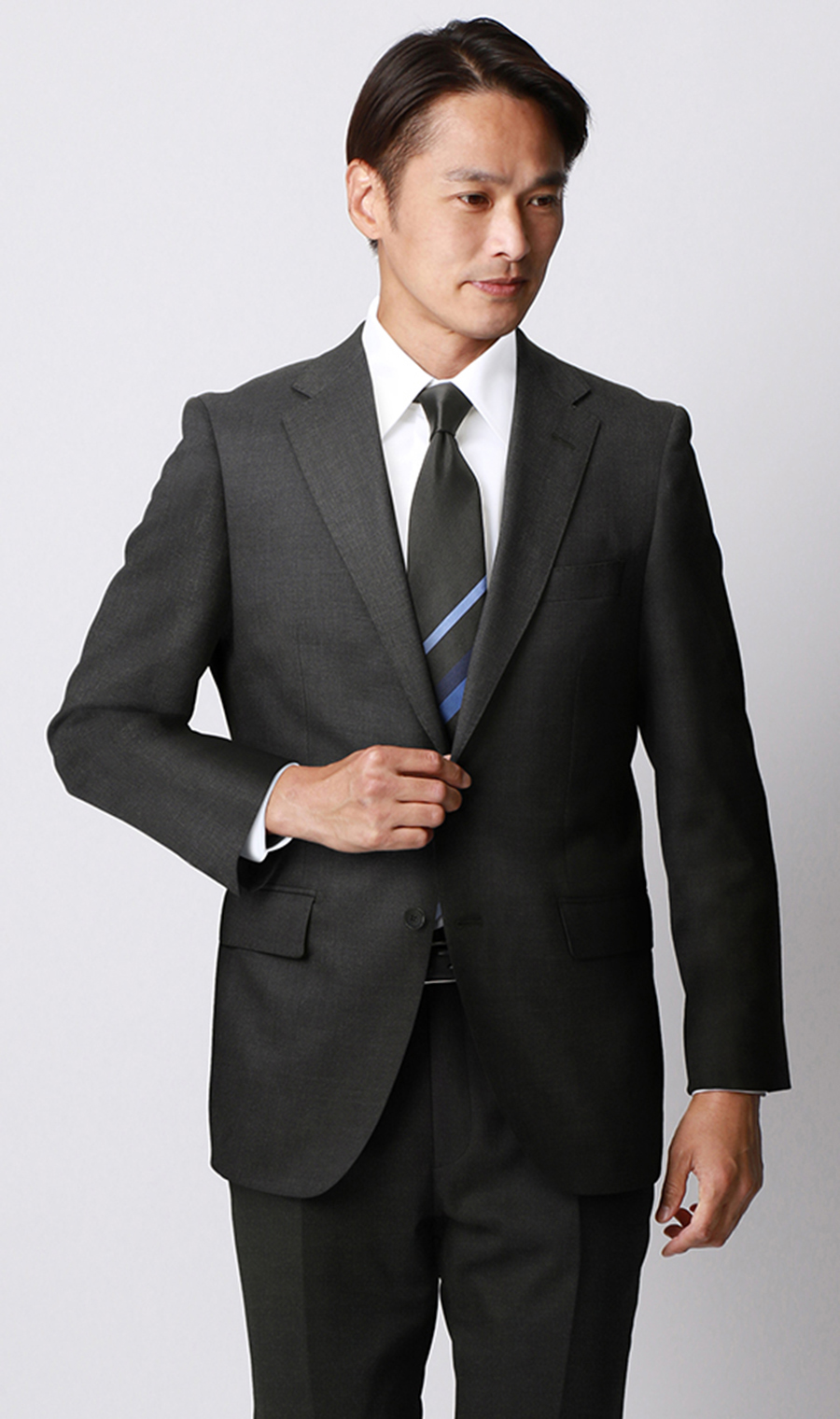 スタイリッシュスーツ《ツーパンツ》《NANOTEX FABRIC》 (YPFM21102-41