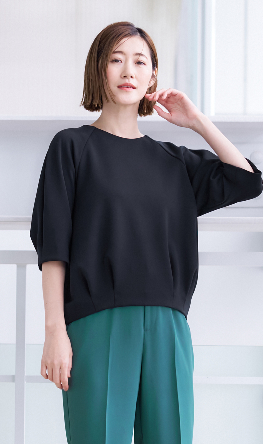 ダンボールニットコクーンプルオーバー【セットアップ着用可