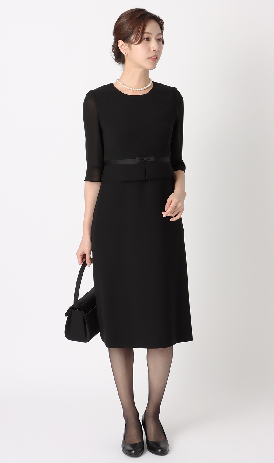 フォーマルワンピース《着丈長め》《セット着用可》 (A2301606