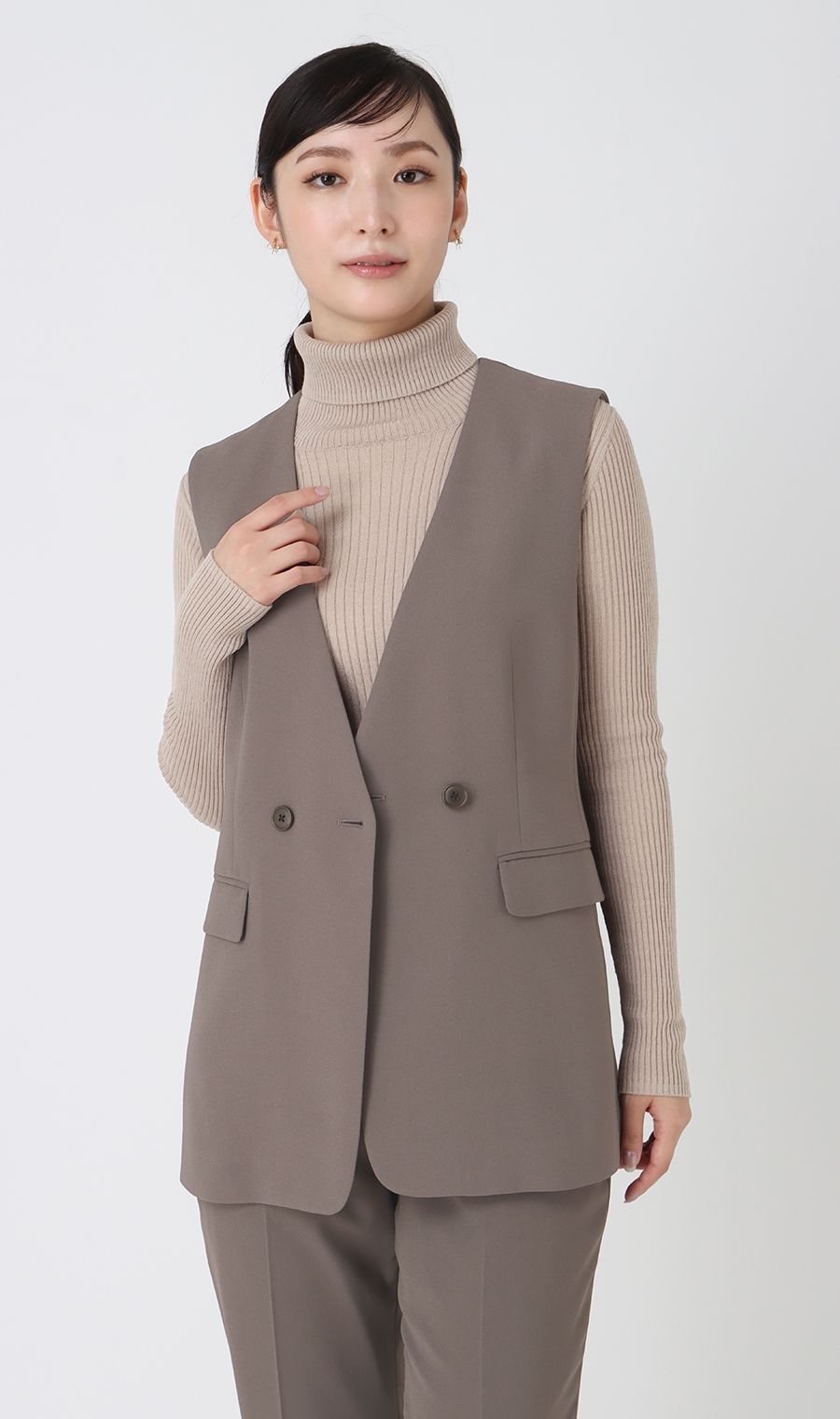 ダブルブレストジレ《セットアップ着用可》 (AGL4531-E) | ANCHOR