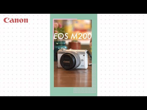 EOS M200 ミラーレス一眼カメラ EF-M15-45 IS STM レンズキット