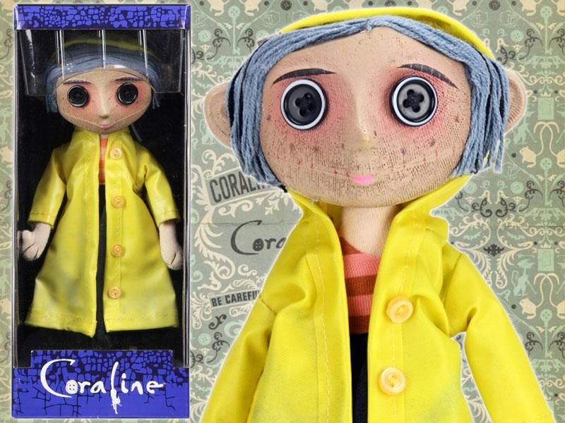 コララインとボタンの魔女Coraline NECA10インチレプリカドール