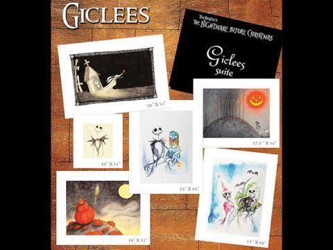 ナイトメアビフォアクリスマス NECAティム・バートンアートワーク