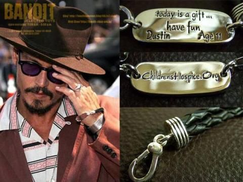 ジョニーデップ アクセサリー/ドネーティングブレスレットToday is a