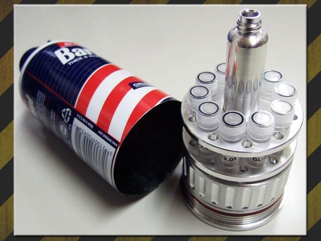 ジュラシックパーク/バーバソル・シェービング・クリーム缶/DNA容器