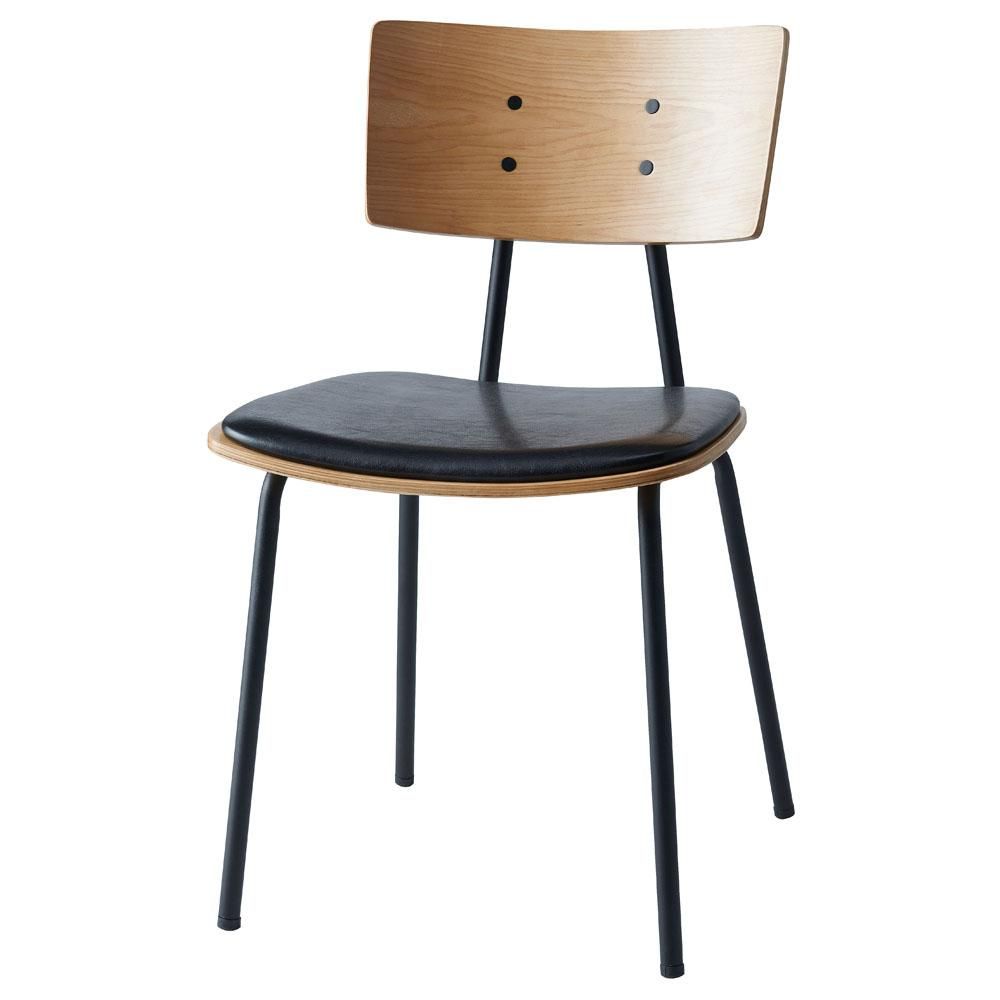 井上金庫 チェア SNFW-63 【幅420×奥行525×高さ770mm】【背：成型合板