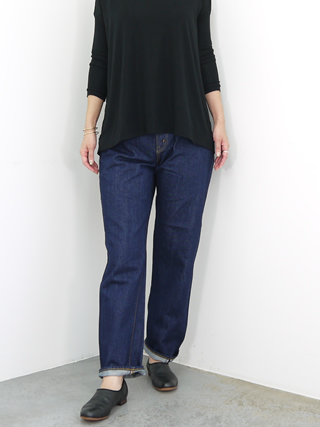 CIOTA（シオタ） インディゴスビンコットン13.5ozハイウエストデニム