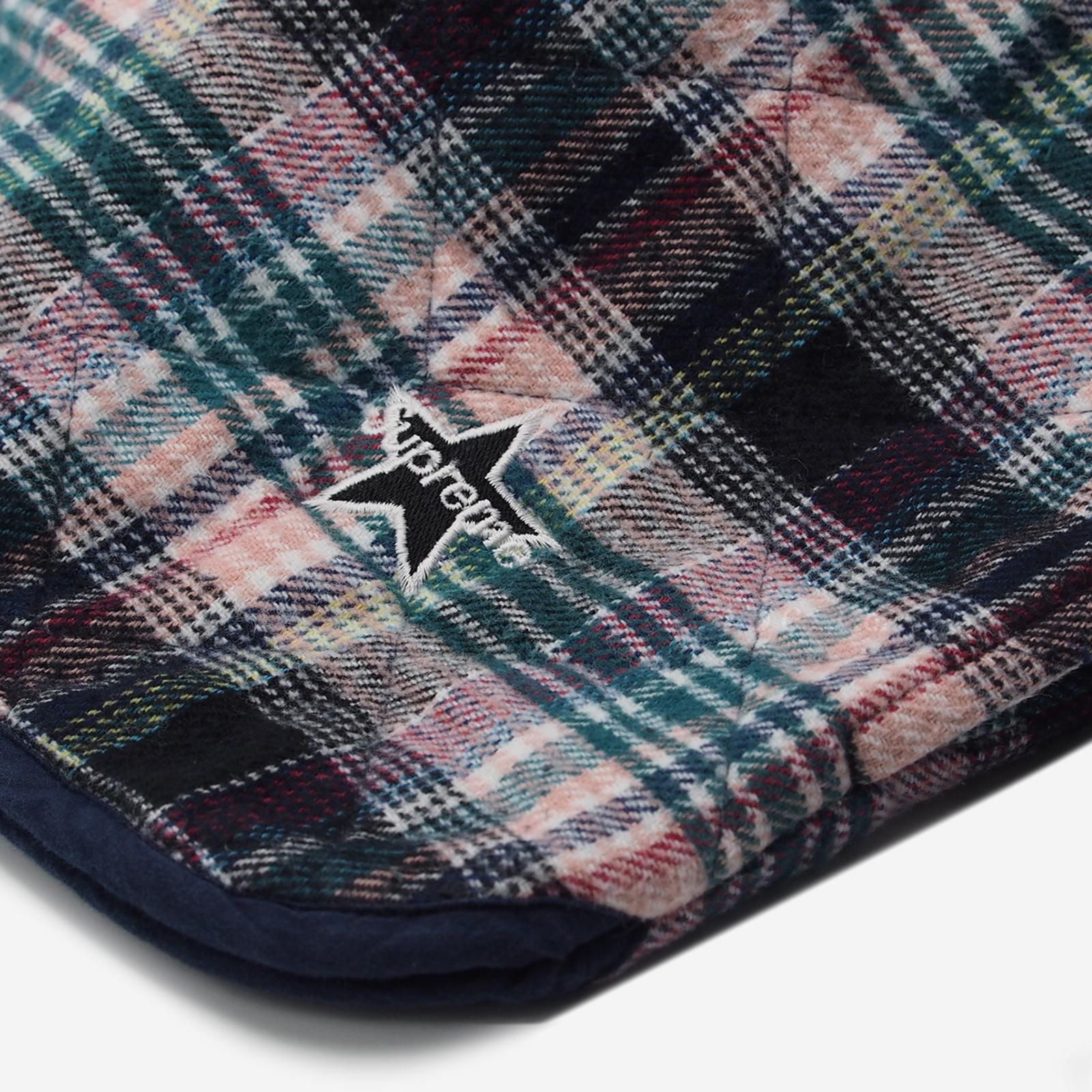 Supreme - Quilted Plaid Zip Up Shirt - UG.SHAFT