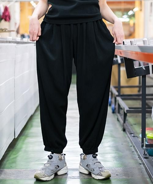 麻混 タックもんぺ | 漆黒 - 楊柳生地 専門店 山城 ネットショップ