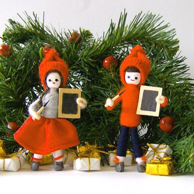 アンネ・ベアテ・ドールズ ニッセ人形 （Man with lantern 1975）/Anne