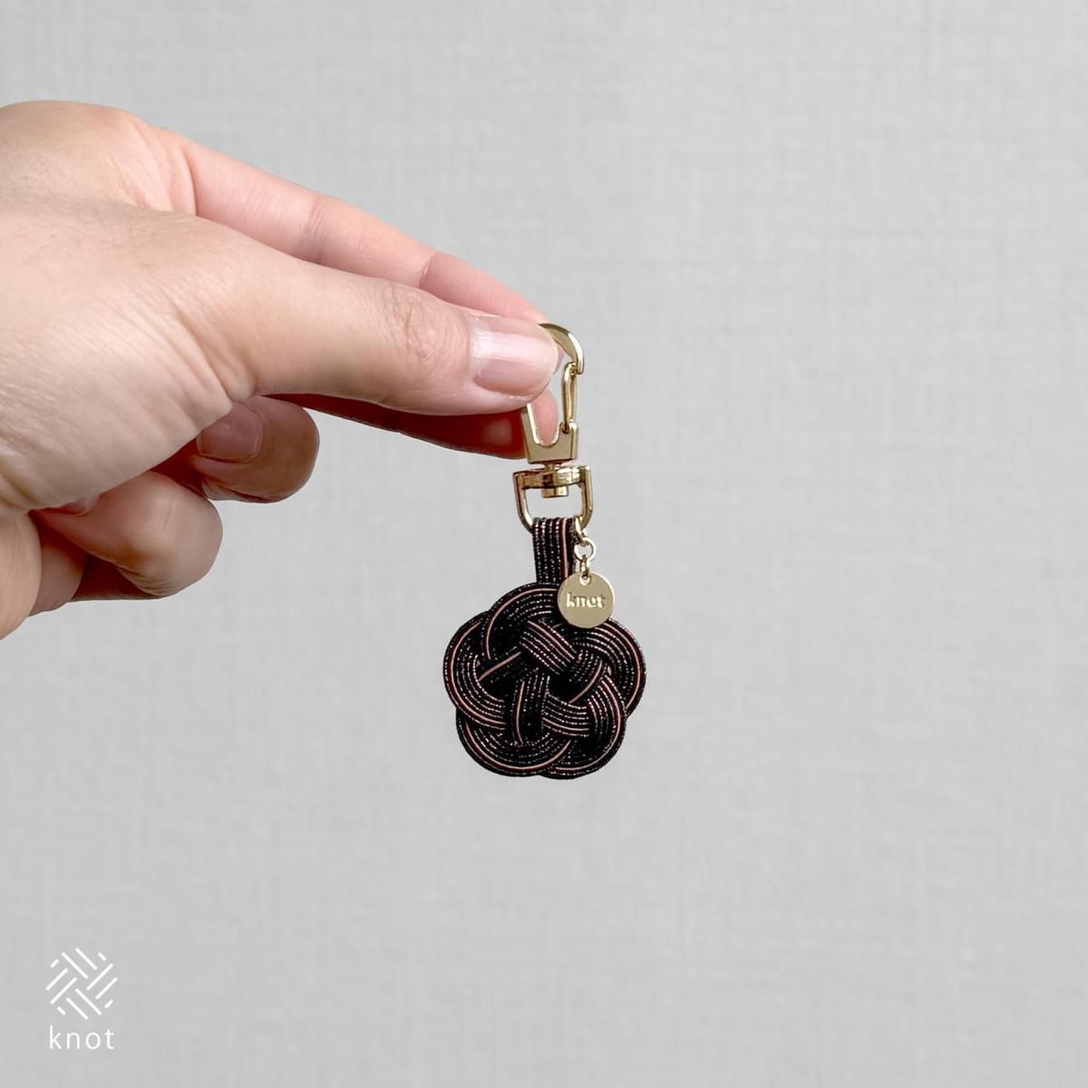 水引フックチャーム 花 | ブルー（ruri） - 津田水引折型 online shop