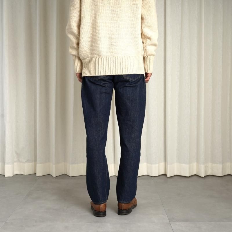 CIOTA シオタ】 本藍 スビンコットン 13,5oz ストレートデニム / NAVY