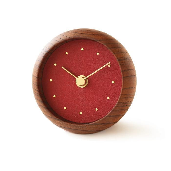 置時計 辰砂 はなもっこ｜ハンドメイド時計のシーブレーン【公式】