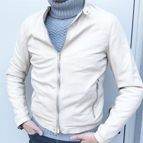 Delan 【デラン】 『GIULIANO』 ラムレザー・シングルライダース