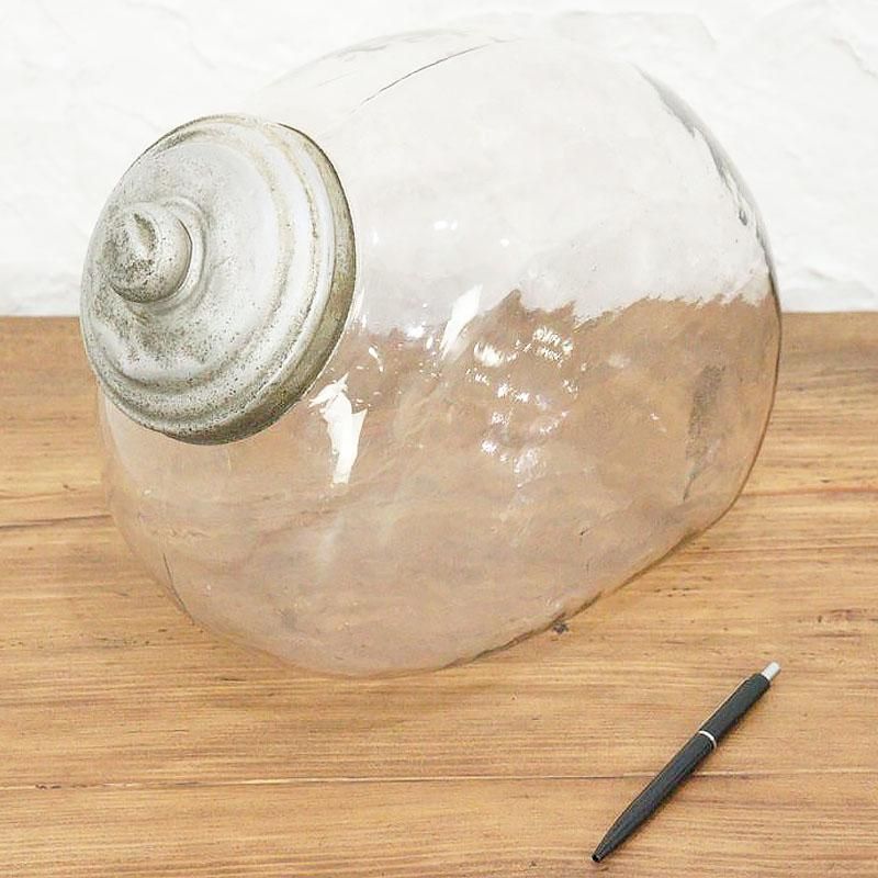 アンティーク猫瓶 ガラス瓶 昭和初期 花器・壺 アンティーク