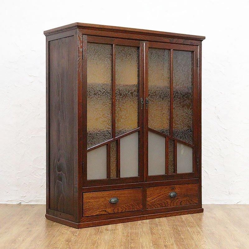 本棚・本箱｜木戸・ガラス戸付きなど昭和レトロなアンティーク収納棚