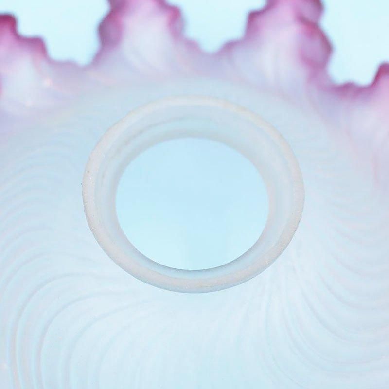 照明 大正ロマン 電笠 ガラス ピンク 直径27cm