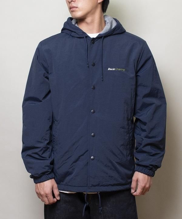 Back Channel】HOODED COACH JACKET