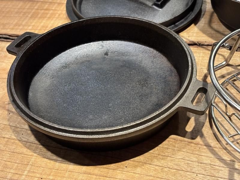 snow peak スノーピーク＞ 和鉄ダッチオーブン24 | 中古アウトドア用品