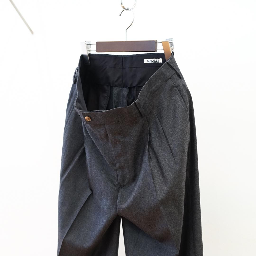 AURALEE (オーラリー) Super Light Wool Two-Tuck Slacks(A25AP02OS
