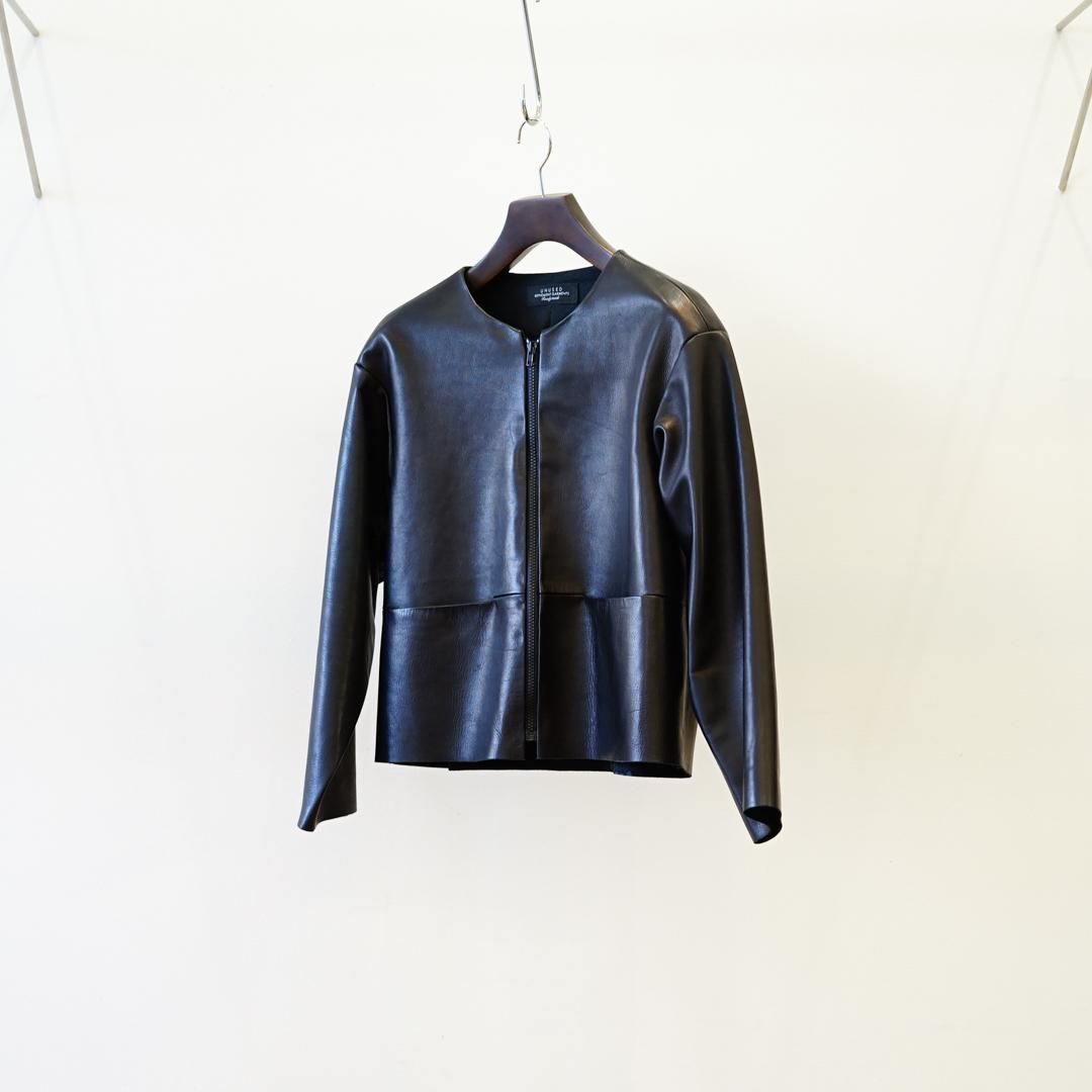 unisex] EXCLUSIVE BALUCA別注/UNUSED(アンユーズド)No Collar Leather