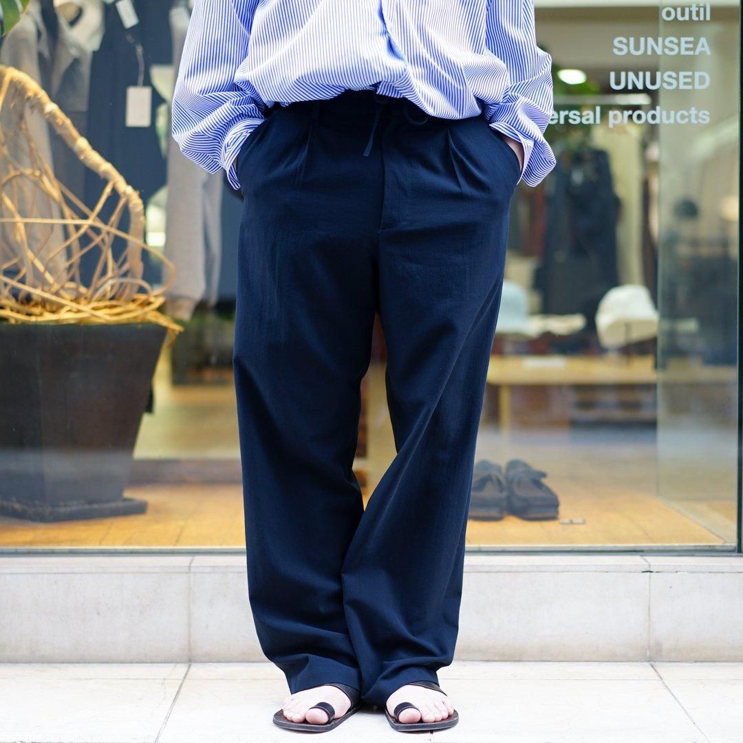 AURALEE (オーラリー) Hard Twist Cotton Silk Viyella Slacks